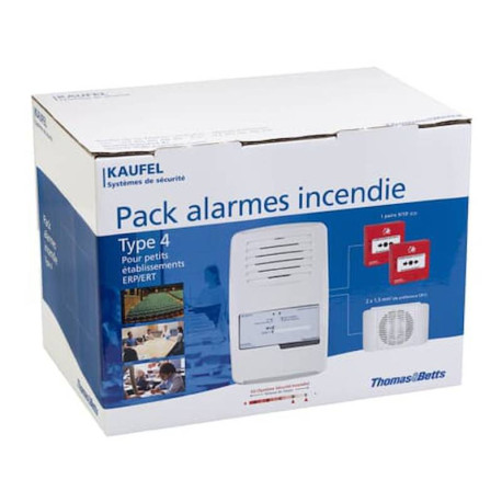 Pack alarme incendie Kaufel - Type 4