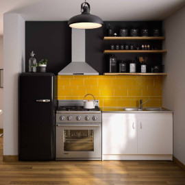Meuble sous évier SIM’NF Néova - 2 portes - L. 900mm - Blanc