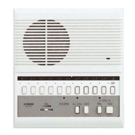 Poste chef Aiphone - 10 directions - Avec bouton d'appel général et ouverture de porte