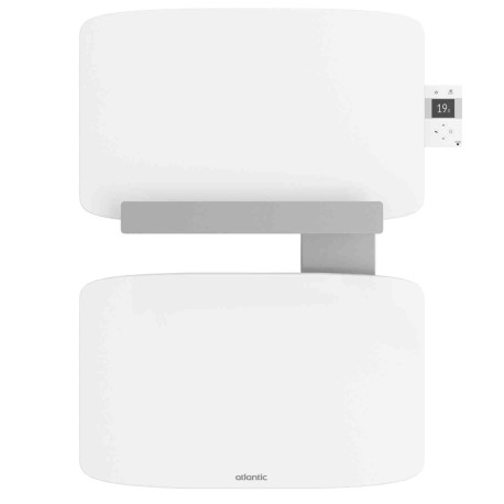 Sèche-serviettes connecté Amarilis Atlantic - Mât à gauche - 2 panneaux - 430W - Blanc