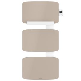 Sèche-serviettes connecté Amarilis Atlantic - Mât à gauche - 3 panneaux - 650W - Beige