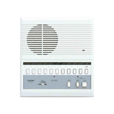 Poste chef 10 directions LEF10 Aiphone - 1 canal - Avec commande de gâche - Blanc