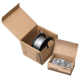 Kit 100 verrous de blocage + 152m de câble Ø1.5mm KwikPakTM Capri