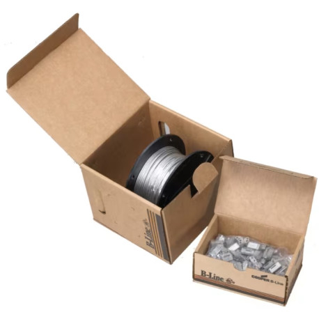 Kit 100 verrous de blocage + 152m de câble Ø1.5mm KwikPakTM Capri