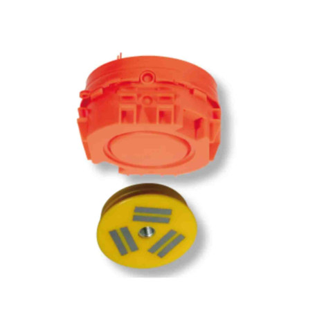 Manchon pour prédalle 65mm Capri - Rond - Ø 100mm - Plastique - Orange