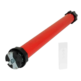 Moteur tubulaire radio RM30MMB Superrollo - Pour volets roulants - 30Nm - Ø 45mm - IP44 - Rouge