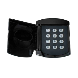 Clavier à code Home Pilot - Pour porte de garage motorisée - 433,9 MHz - Noir