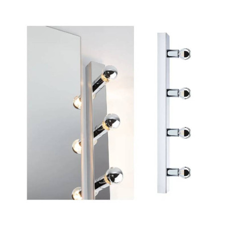Eclairage miroir Regula II Paulmann - E14 - 4x40W - Dimmable - Chrome