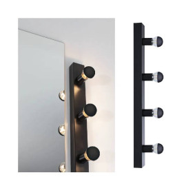 Eclairage miroir Regula II Paulmann - E14 - 4x40W - Dimmable - Noir