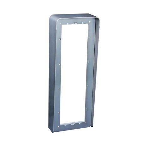 Boitier visiere 4 modules Urmet - Pour platines de rue Sinthesi 1 rangée - Aluminium