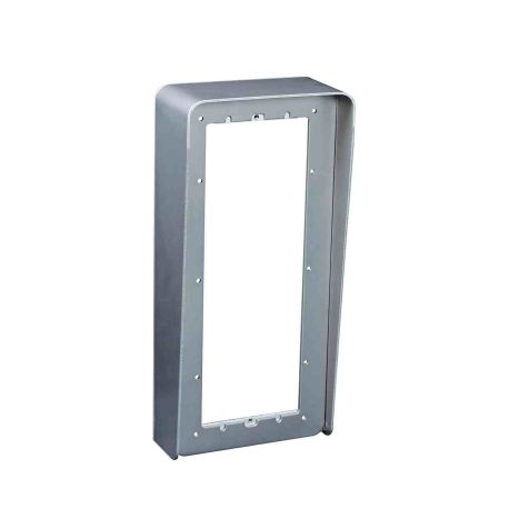 Boitier visiere 3 modules Urmet - Pour platines de rue Sinthesi 1 rangée - Aluminium