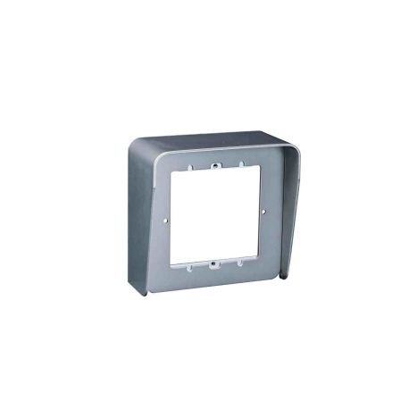 Boitier visiere 1 module Urmet - Pour platines de rue Sinthesi 1 rangée - Aluminium