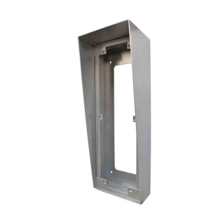 Boitier visière Urmet - Pour plaque à défilement vidéo série D83 H.430mm - Aluminium
