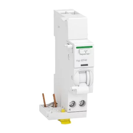 Bloc différentiel 25A - Vigi iDT40 -Départ - 30 mA - Type AC - 1P+N