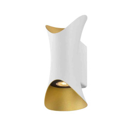Applique LED extérieure Modela SLV - Up&Down - 7.5W - 2700K - IP65 - Blanc/Or