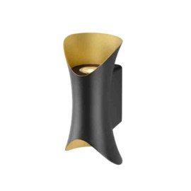 Applique LED extérieure Modela SLV - Up&Down - 7.5W - 2700K - IP65 - Noir/Or