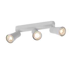 Spot orientable 3 points lumineux Cone Puri 2.0 SLV - Mur ou plafond - GU10 - 3x6W max - IP20 - Gris