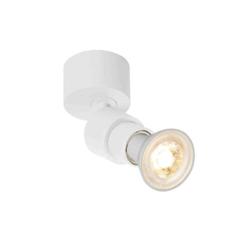 Spot à composer 1 point lumineux Basic Puri 2.0 SLV - Mur ou plafond - GU10 - 6W max - IP20 - Blanc