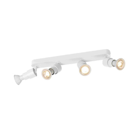 Spot à composer 4 points lumineux Basic Puri 2.0 SLV - Mur ou plafond - GU10 - 4x6W max - IP20 - Blanc