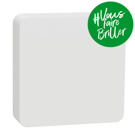 Détecteur de température et d'humidité connecté Wiser Schneider Electric - Génération 2 - Sur batterie 3V