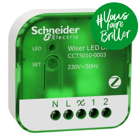 Micromodule LED Dimmer encastré Wiser Schneider Electric - 200W