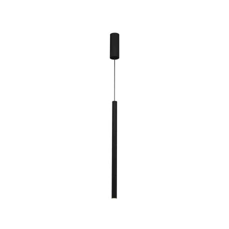 Suspension LED Helia 30 SLV - Patère cylindrique - 9W - 3000K - IP20 - Noir - Dimmable