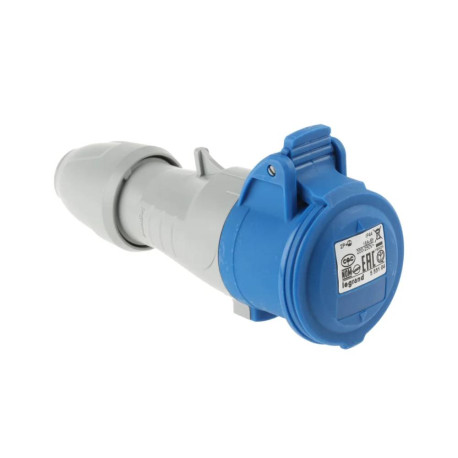 Connecteur P17 - IP 44 - 2 P+T - Plastique
