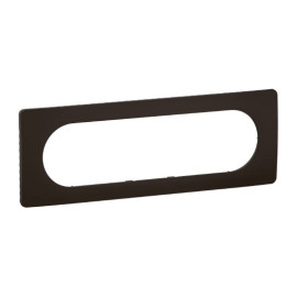 Plaque de finition Céliane Legrand - 6/8 modules - Noir mat