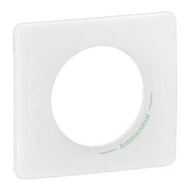 Plaque de finition Céliane Legrand - 1 poste - Blanc antimicrobien