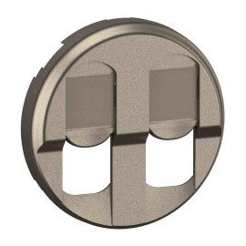 Enjoliveur pour prise RJ45 Céliane Legrand - Titanium