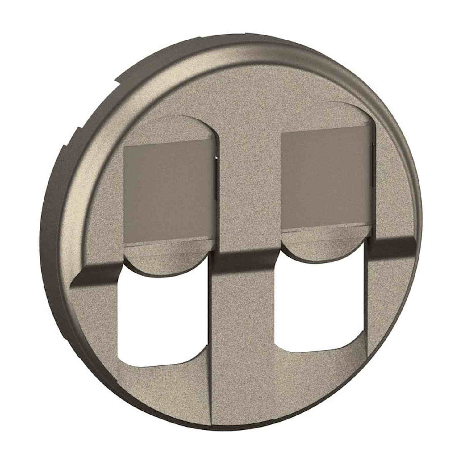 Enjoliveur Double Prise RJ45 Legrand Céliane - Blanc, Neuf, Fabrication France