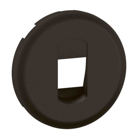 Enjoliveur pour prise haut parleur simple Céliane Legrand - Noir