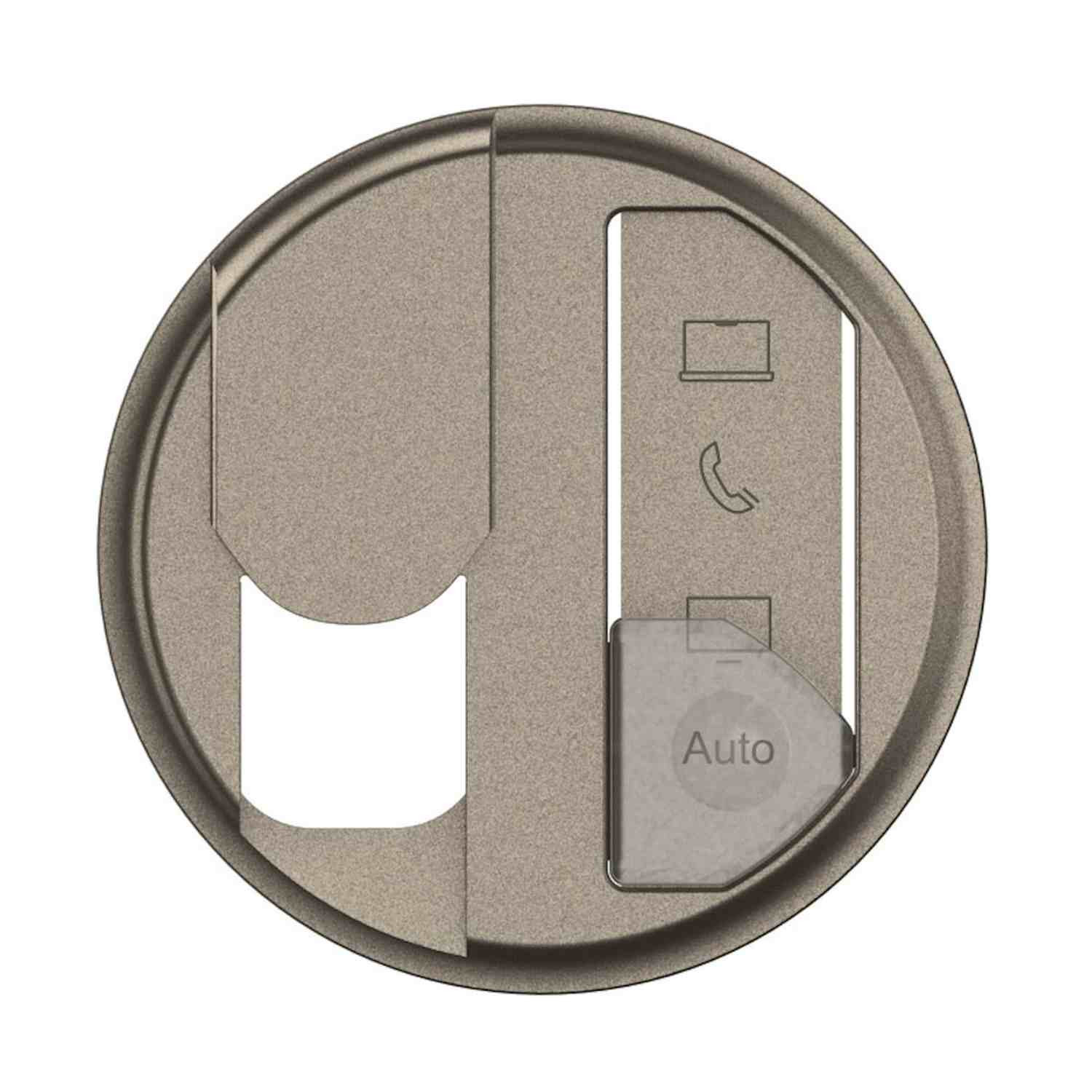 LEGRAND 068551 - Enjoliveur Prise RJ45 Titane Céliane