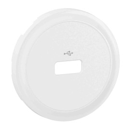 Enjoliveur pour prise simple femelle USB Data 2.0 type A Céliane Legrand - Blanc