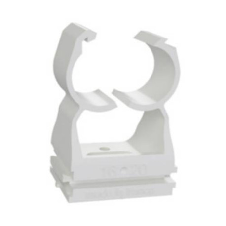 Boîte de 100 colliers fixation Clipea Ram - Ø16-20mm - Blanc