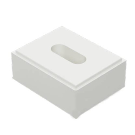 Sachet de 10 rosaces Clipea Ram - Hauteur 10mm