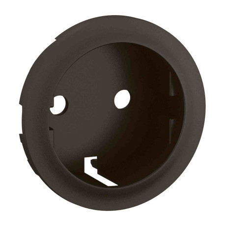 Enjoliveur Céliane pour prise 2P+T Schuko Legrand - Noir