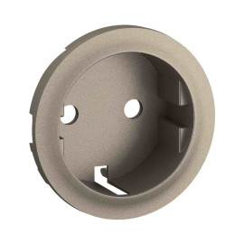 Enjoliveur Céliane pour prise 2P+T Schuko Legrand - Titanium