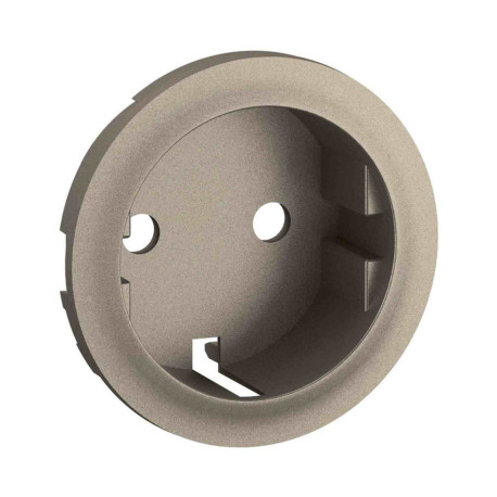Enjoliveur Céliane pour prise 2P+T Schuko Legrand - Titanium