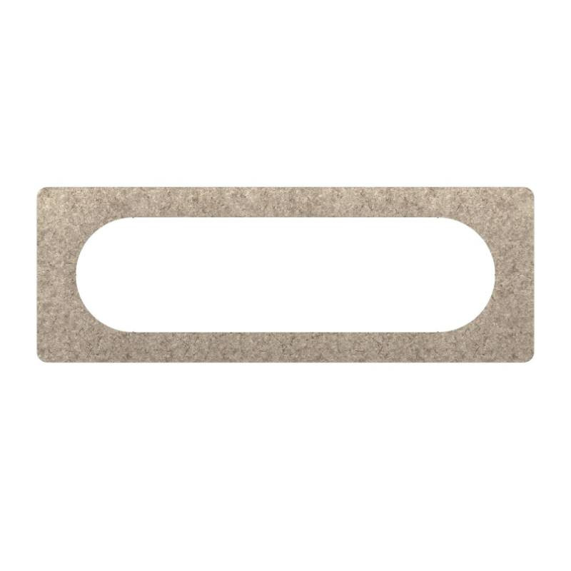 Plaque de finition Céliane 6/8 modules - Feutre [CP1511 - Legrand]