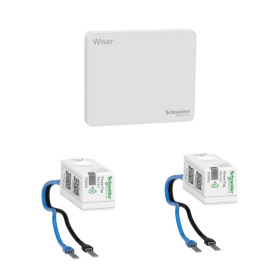 Passerelle Wifi ZigBee Wiser avec Capteurs de mesure sans fil Wiser Energy PowerTag Schneider Electric