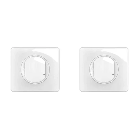 Kit commande éclairage connectable prêt-à-poser Céliane Legrand - Sans micromodule - IP41 - Blanc