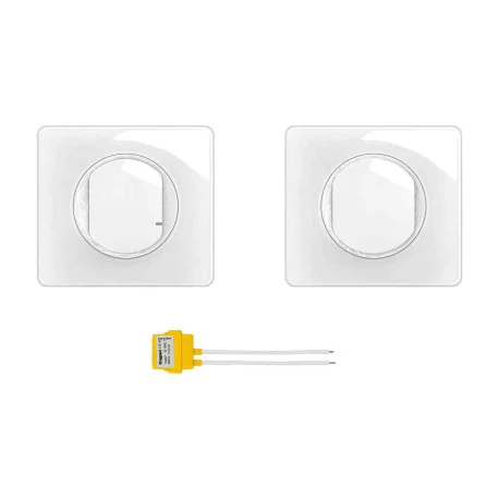 Kit commande éclairage connectable prêt-à-poser Céliane Legrand - Avec commande Self-e sans fil - IP41 - Blanc
