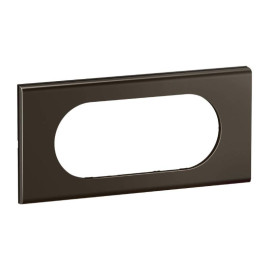 Plaque de finition Céliane Legrand - 4/5 modules - Nickel sombre satiné