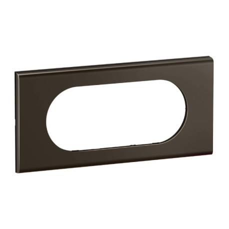 Plaque de finition Céliane Legrand - 4/5 modules - Nickel sombre satiné