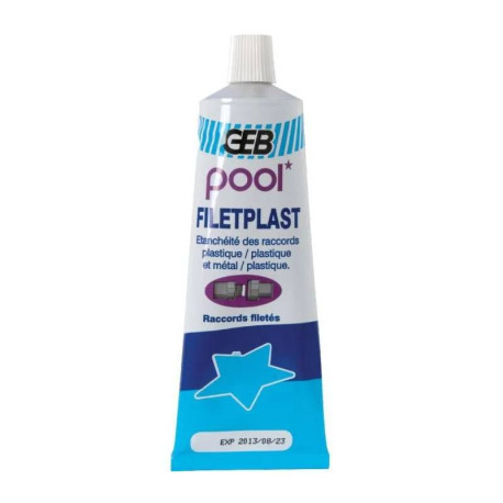 Pâte d'étanchéité FILETPLAST GEB - Pour robinetterie sanitaire - 100g