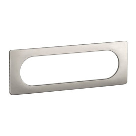 Plaque de finition Céliane Legrand - 6/8 modules - Alu satiné
