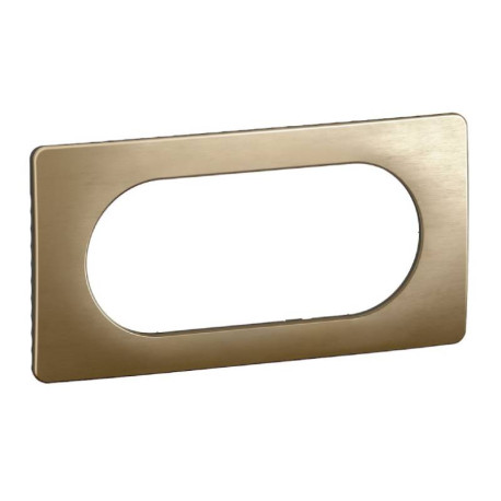 Plaque de finition Céliane Legrand - 4/5 modules - Bronze satiné