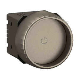 Variateur rotatif Céliane Legrand - 200W - Avec enjoliveur - Titanium