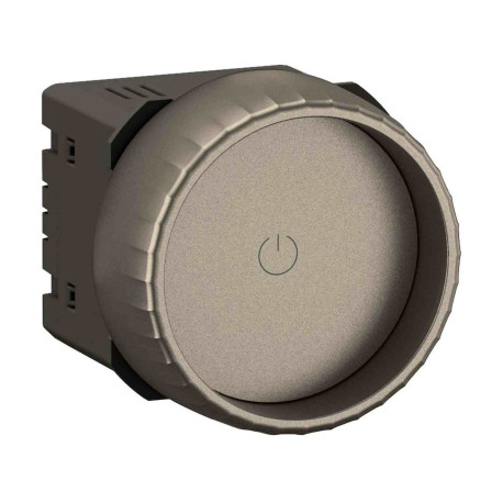Variateur rotatif Céliane Legrand - 200W - Avec enjoliveur - Titanium